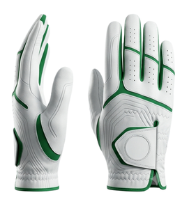 Guantes de Golf Deportivos Personalizables, Elásticos y Ajustables para Mano Izquierda, de Cuero PU Cabretta con Protección UV e Impermeables para Hombre y Mujer - Product Image 3