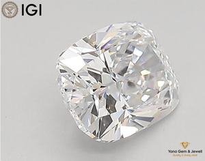 CUSHION Cut con Certificado IGI, Diamante CVD Cultivado en Laboratorio de 1.00 Quilates, Color D, Claridad VS1, para la Creación de Joyería Fina - Product Image 4
