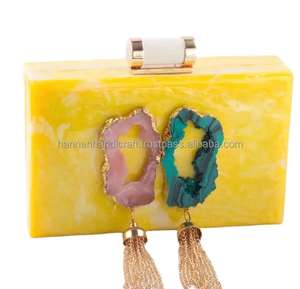 Nuevo Diseño de Bolso de Mano de Resina, Bolso de Mano de Resina para la Noche, Bolso de Mano de Resina Acrílica de Lujo para Damas, Bolso Elegante para Mujer - Product Image 2