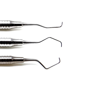 Curette Gracey manuelle professionnelle 7EA en acier inoxydable multicolore, instruments dentaires parodontaux de haute qualité standard - Product Image 3