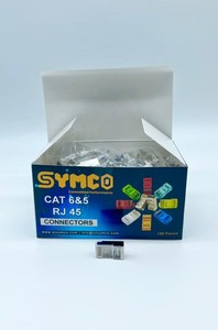 Symco ขั้วต่อ FTP Cat6 SM-6F (ทอง1U) ขั้วต่อเครือข่ายปลั๊กโมดูลาร์อีเทอร์เน็ต8P8C ขั้วต่อเครือข่ายที่มีประสิทธิภาพสูง - Product Image 4