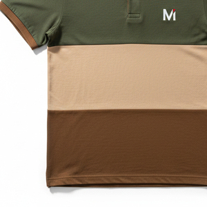 Polo Homme Oversize Style Streetwear en Coton Piqué Respirant à Manches Courtes avec Logo Personnalisé Grande Taille Décontracté - Product Image 3