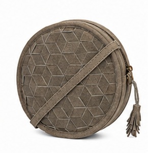Bolso Bandolera de Cuero de Ante Estilo Bohemio Vintage Premium para Mujer, Bolso de Hombro Geométrico con Correa de Cadena Ajustable, Bolso de Mano para Verano - Product Image 4