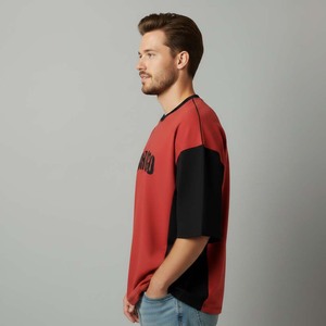 T-shirts surdimensionnés pour hommes, logo imprimé sur le devant, col rond, manches courtes, 100% coton, grande taille, décontracté, hip hop, été - Product Image 6