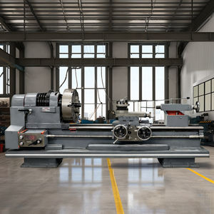 Torno de Servicio Pesado Tipo Polea Cónica, Longitud de Bancada de 7 pies, Altura Central de 12 pulgadas, Diámetro del Eje de 3 pulgadas, con Caja de Engranajes Norton - Product Image 1