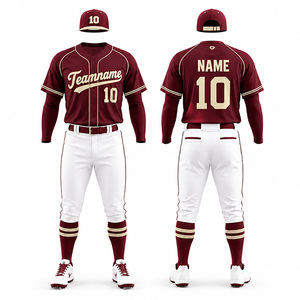 Uniforme de Béisbol Personalizado Sublimado con Botones, Unisex, de Secado Rápido y Transpirable - Product Image 6