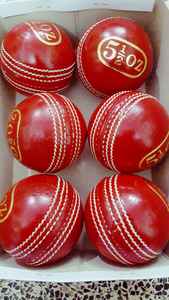 Balles de cricket en cuir de qualité match, cousues à la main, 50 overs, balles en cuir véritable, balles dures, balles de cricket en cuir. - Product Image 5