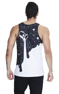Men Sublimation Tank <b>Top</b> Breathable Polyester/Cotton Modern Gym Apparel Lightweight Stretch Fabric for Fitness Sports - Product Image 5