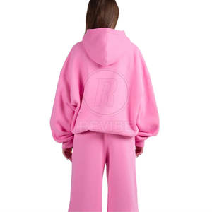 Conjunto Deportivo Informal con Capucha para Mujer, 100% Algodón, Secado Rápido, Transpirable, Mangas Largas - Product Image 3