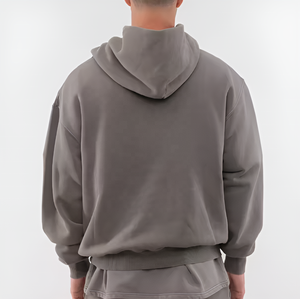 โรงงานผลิตเสื้อฮู้ดดี้หนาแบบซิปสำหรับฤดูใบไม้ร่วง/ฤดูหนาว รับผลิตตามสั่ง (OEM) ปักโลโก้ได้ ผลิตจากโพลีเอสเตอร์/คอตตอน สำหรับผู้ชาย ขายส่ง - Product Image 2
