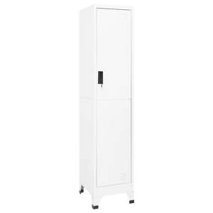 Armoire de rangement en acier blanc 15 "x 17.7" x 70.9" - Product Image 1