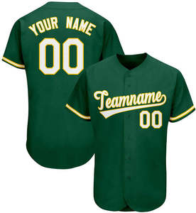 Custom Baseball Jerseys Stitched Button Up Personalized Men Women Youth Team Uniform OEM ODM Wholesale Sportswear Manufacturer - Product Image 1