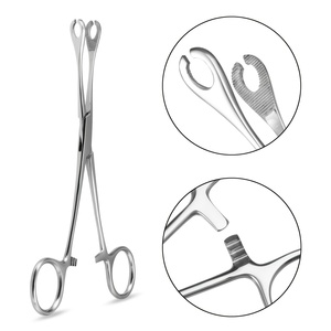 Pince à éponges chirurgicales Foerster de qualité supérieure, pince pour piercing corporel, pince à gaze, instrument médical approuvé ISO - Product Image 2