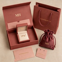 Boîte-cadeau de luxe personnalisée avec logo en feuille d'or MH, impression quadricolore UV, boîte rigide en forme de livre, fermeture magnétique, papier écologique