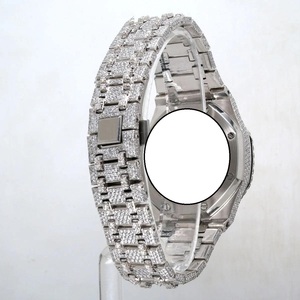 Luxury Men Stainless Steel Watch Round Case Analog Quartz <b>Chronograph</b> Sapphire Crystal Dial Folding Clasp - Product Image 3