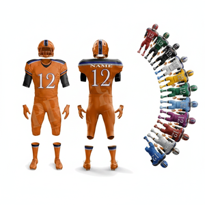 Custom Sportswear Manufacturer Training American Football Uniforms Lightweight Breathable Team Apparel Protective Full Kit Men's - Product Image 1