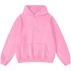 เสื้อฮู้ดดี้โอเวอร์ไซส์แบบยูนิเซ็กซ์สำหรับฤดูหนาว ผ้าฝ้ายฟลีซ 100% สวมหัว สไตล์ลำลอง สตรีทแวร์ แห้งเร็ว รับผลิตแบบ OEM ODM - Product Image 1