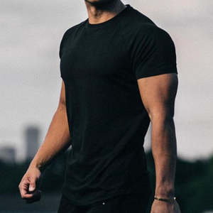 เสื้อยืดคอกลมแขนสั้นผู้ชาย ผ้าฝ้ายหวี 100% คุณภาพพรีเมียม เนื้อนุ่ม ระบายอากาศดี สไตล์ลำลอง เรียบง่าย สำหรับขายส่งและรับสั่งพิมพ์ลาย - Product Image 4