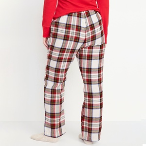 Pantalones de Pijama Súper Cómodos de Franela con Cintura Elástica Media para Mujer, Diseño a Cuadros de Verano, Tallas Grandes, Suaves, Transpirables y de Secado Rápido - Product Image 5