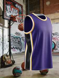 Maillot de basketball d'été haut de gamme pour hommes, idéal pour l'entraînement et les matchs, avec option d'impression par sublimation du nom et du logo. - Product Image 2
