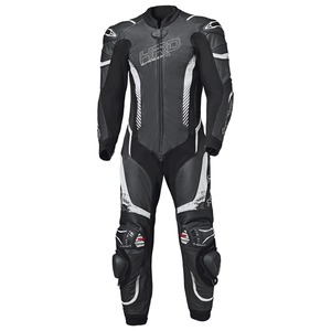 Unisex Full Sleeve Motorcycle Racing Suit Black White Printed Breathable <b>Waterproof</b> Windproof <b>All</b> Seasons Leather <b>One</b> Piece Kit - Product Image 1