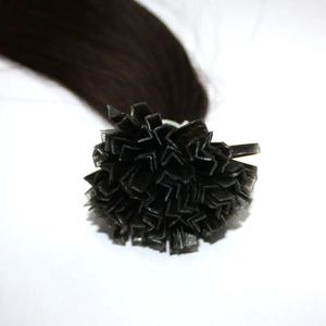 Extensions de cheveux humains à pointe en V Qualité supérieure Brins simples et soyeux lisses sans couture Look naturel pour un style quotidien facile - Product Image 3