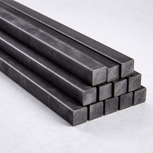 Barres rondes, carrées et plates en acier MS laminé à chaud, barres en acier au carbone pour la construction, la fabrication, l'usinage CNC et l'industrie - Product Image 2