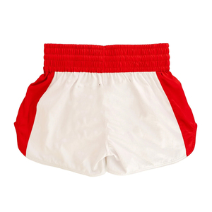 Pantalones Cortos de Boxeo para Hombre de Alta Calidad, Color Blanco, para Entrenamiento, Fitness, Lucha, MMA, Muay Thai, Kick Boxing, con Diseño y Talla Personalizados - Product Image 2