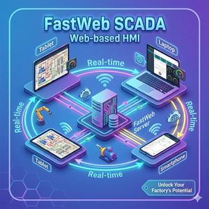 Plataforma de Monitoreo SCADA Basada en Web - Solución de Monitoreo Industrial Remoto para Linux/MAC/ |   FastWeb V5.0.0.1 - Product Image 1