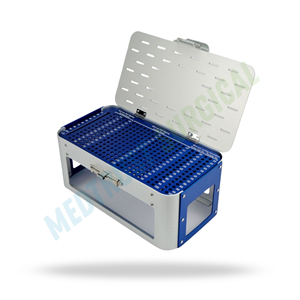 Manual <b>Screw</b> Rack 2.7 3.5 4.0 mm Aluminum Perforated Sterilization Tray Orthopedic Implant Storage Holder for Hospital Use - Product Image 3