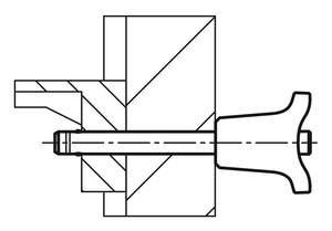 K0792 บอลล็อคพินพร้อมด้ามจับทรงเห็ด, D1=8, L=35, L1=7,8, L5=42,8, สแตนเลสสตีล 1.4542, ความแข็งแรงต้านการตัดสูง - Product Image 3