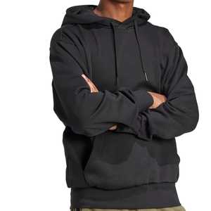 Wholesale 100% Cotton Winter Plain Oversized Lined Hooded Pullover Sweatshirts Men's Solid Color Custom Print Tops Casual 500g N - Product Image 6