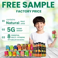 Boîte de jus aromatisé sans sucre de grenade et myrtille 330 ml VINUT Vietnam De la nature ISO BRC KOSHER HALAL FSSC