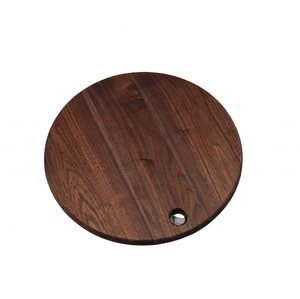Planche à découper fromage rond en bois naturel, prix bon marché, Logo personnalisé, cuisine gravée, prix de gros, blocs à découper en bois - Product Image 1