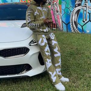 Conjuntos Deportivos con Capucha de Diseño Personalizado al por Mayor, Conjuntos Deportivos Transpirables de Moda, Conjunto de 2 Piezas con Estampado 3D de Primera Calidad - Product Image 6