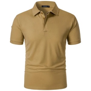 Chemise en jersey à manches courtes pour homme, couleur personnalisée, couleur unie, décontractée, anti-rides, 100% polyester, coupe classique, design personnalisé - Product Image 4