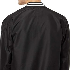 Men Lightweight Bomber Jacket Full Zip Casual Windbreaker <b>Coat</b> Ribbed Collar Cuffs Outdoor Travel Streetwear Spring Autumn Every - Product Image 4