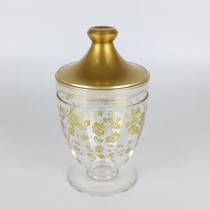 กล่องเก็บของอะคริลิกสีทองสไตล์วินเทจที่เป็นมิตรต่อสิ่งแวดล้อมพร้อมฝาปิดแบบสุญญากาศความจุ1-2L - Product Image 3