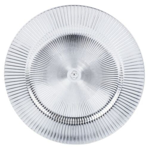 Assiettes de présentation Amson en acier inoxydable écologique, bordure design en laiton, style classique, finition argentée, taille personnalisable pour mariage - Product Image 1