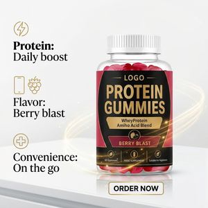 Premium Quality <b>Protein</b> Gummies Food Grade <b>Protein</b> Gummies Sugar Free <b>Protein</b> Dietary Supplement Gummy For Everyday Use - Product Image 2