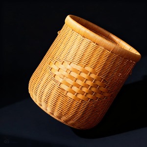 Cesta de ratán plástico hecha a mano, cesta de almacenamiento al por mayor, ecológica, hecha en Vietnam - Product Image 2