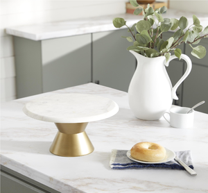 <b>Marble</b> <b>Cake</b> <b>Stand</b> With Brass <b>Stand</b> Round Shape for Wedding Birthday Party Customized Designer Pieces <b>Cake</b> <b>Stand</b> - Product Image 1