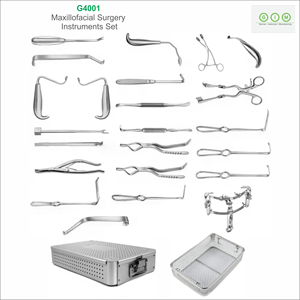 Juego de Instrumentos de Cirugía Maxilofacial de Acero Inoxidable 420, Grado Quirúrgico, Autoclavable, Reutilizable, Kit de Herramientas Quirúrgicas con Certificación CE - Product Image 1