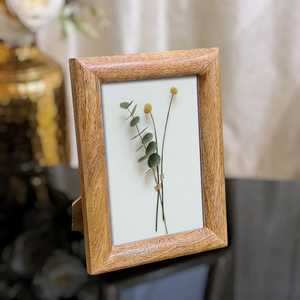 Hand Carved Mango Wood Picture <b>Frame</b>, Rustic Farmhouse Vintage Boho Decorative Picture <b>Frame</b>, Mango Wood <b>Photo</b> <b>Frame</b> Set: Rustic - Product Image 3