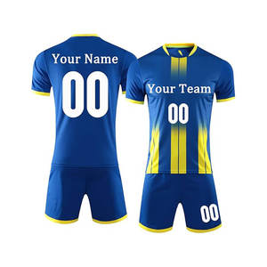 Uniforme de Fútbol - Nombre del Equipo Personalizado, 100% Poliéster, Secado Rápido y Transpirable, Kits Unisex para Adultos - Product Image 4
