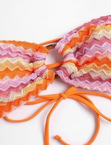 Ensemble de lingerie sexy pour femmes, soutien-gorge et bikini en dentelle, effet push-up - Product Image 5