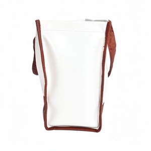 Spacious Reusable Thick <b>Canvas</b> <b>Tote</b> Bag Base Premium Fabric Design Hook Loop Closure Amana Textiles for Wholesale Bulk Orders - Product Image 3