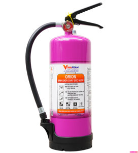 Extintor de Incendios Vinafoam ORION de 3 Litros a Base de Agua con Batería de Litio para el Hogar, para Incendios de Vehículos Eléctricos, Incendios A-B-C - Product Image 1