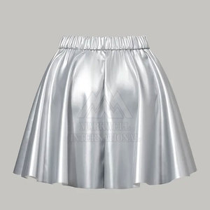 Falda de Cuero PU para Mujer al por Mayor, Falda Lápiz de Cintura Alta a la Moda, Logotipo Personalizado OEM Disponible - Product Image 2