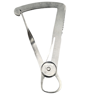 Jauge d'épaisseur Iwanson Spring Caliper en acier inoxydable pour bijoux, laboratoire, couronnes, bridges et modèles en cire - Product Image 4